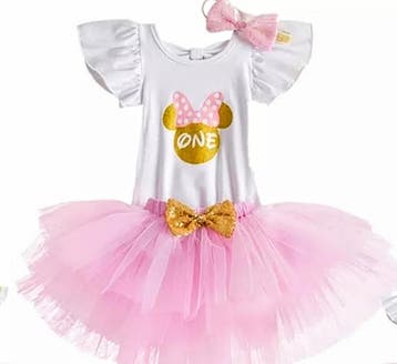 1e Verjaardag set One Wild Princess zwart, Jurkje of Rokje, Nieuw, Sweet-One, Verzenden