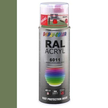 Dupli-Color Ral Acryl Ral 6011 Reseda Groen Hoogglans 400 ml, Ophalen of Verzenden, Nieuw