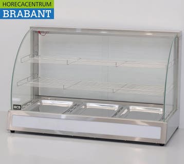 HCB RVS Warmhoudvitrine 95 cm 230V Horeca, Ophalen of Verzenden, Nieuw in verpakking