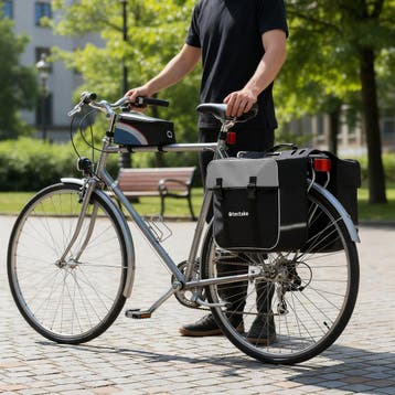Set fietstas George en frametas, waterafstotend, Verzenden, Nieuw