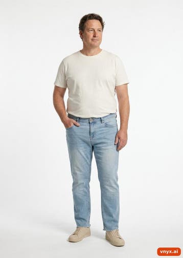 IDENTIC Jeans Heren maat WW34 / L32 Blauw Vintage, Ophalen of Verzenden, Nieuw, IDENTIC