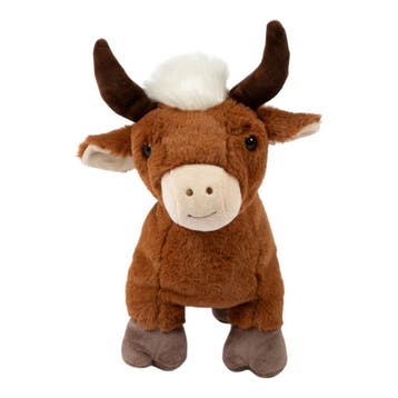 Knuffel Koe bruin Garry groot 33cm, Verzenden, Nieuw