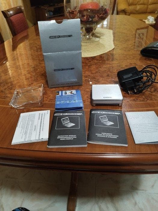 Nintendo - Gameboy Advance SP - GBA SP silver con Scatola e, Spelcomputers en Games, Spelcomputers | Overige Accessoires