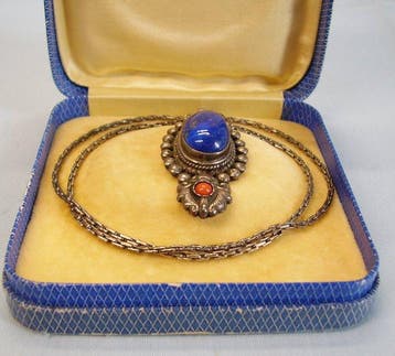 Zonder minimumprijs - Ketting met hanger Zilver - 6.15ct.
