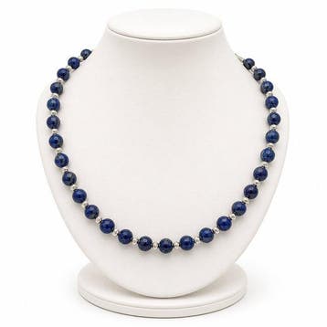 Lapis lazuli - Zilver - Halsketting