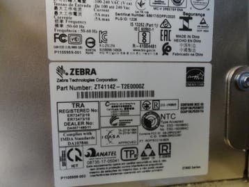 Zebra ZT411 Thermal Transfer Label Printer CUTTER - 200dpi, Ophalen of Verzenden, Gebruikt, Zebra