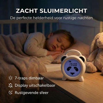 Alecto BC100PANDA - Slaaptrainer voor kinderen - Kinderwekke, Verzenden, Zo goed als nieuw