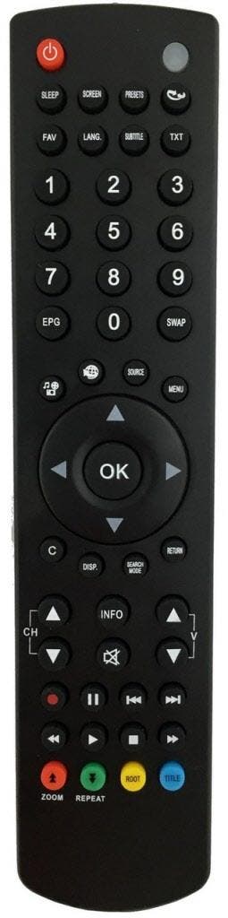 Afstandsbediening Telefunken 22LED189SNL Akai ALED1907TBK, Ophalen of Verzenden, Nieuw, Origineel