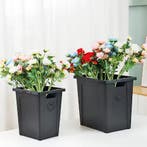 Rustieke Boerderij Bloemenemmer Zwarte Decoratieve Vaas, Verzenden, Nieuw