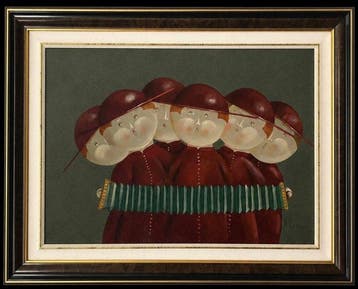 Nicola Vietti (1945) - Personaggi con fisarmonica