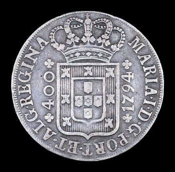 Portugal. D. Maria I (1786-1799). Cruzado Novo (480 Reis)
