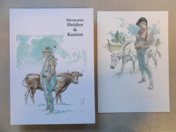 Bernard Prince Helden & Koeien - hc + gesigneerde prent -, Nieuw