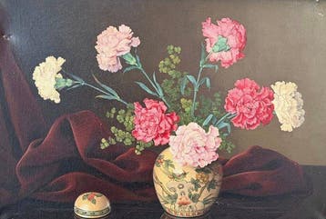 Joan B.N. van Gent (1891-1974) - Prachtig bloemstilleven