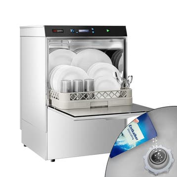 GGM Gastro | Dubbelwandige vaatwasser - Digitaal - 3,9 kW -, Verzenden, Nieuw, Inbouw
