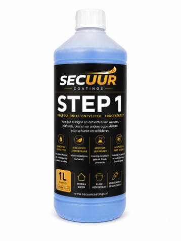 Step 1 Concentraat Allesreiniger & Ontvetter 1 liter, Ophalen of Verzenden, Nieuw