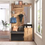 Gangkastset 105×40×191,5 cm – Schoenenkast, Bank en Kapstok, Huis en Inrichting, Woonaccessoires | Kapstokken, Verzenden, Nieuw