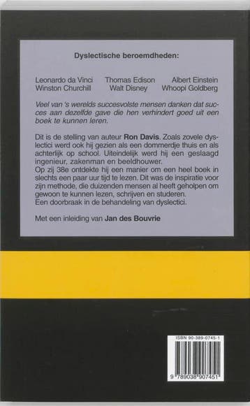 De gave van dyslexie 9789038907451 R.D. Davis, Boeken, Verzenden, Gelezen, R.D. Davis