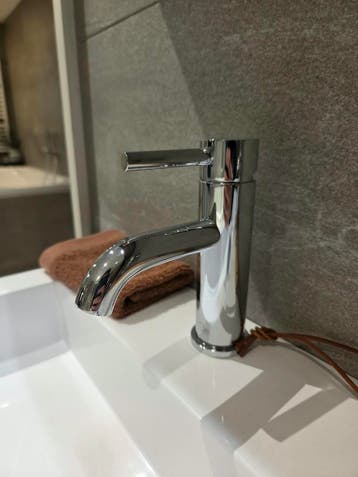 Badkamer meubel Noten Urban combi + kranen 0011 - 16, Ophalen, Nieuw, 50 tot 100 cm, Minder dan 100 cm