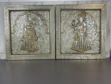 Shah Jahan en Mumtaz - Hout - India - halverwege de