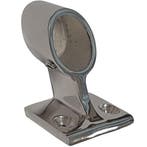 Railinghouder Eindstuk 22mm 120 graden Rvs, Watersport en Boten, Ophalen of Verzenden, Nieuw