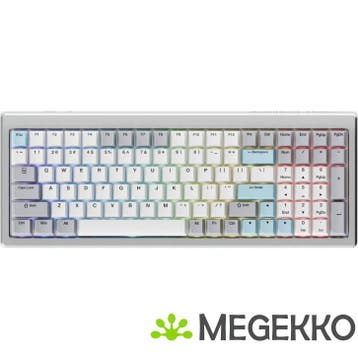 Ducky Cushion 98 Shush Green Switch Silver Silent Mechanisch, Computers en Software, Verzenden, Nieuw, Ducky