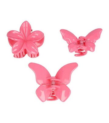 Haarspeld Haarklemmen 4 cm – Bloemvorm & Vlindervorm –, Nieuw