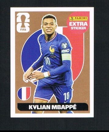 2026 Panini FIFA World Cup 2026 Kylian Mbappé Extra sticker, Nieuw