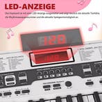 Keyboard - Digitale piano - Piano - 61 toetsen - Wit, Verzenden, Zo goed als nieuw