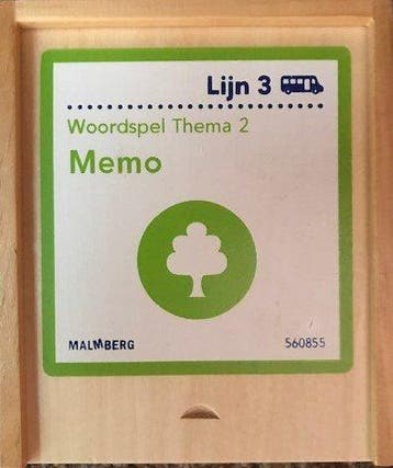Lijn 3 Woordspel Thema 2, Memo, Verzenden, Nieuw