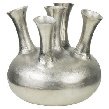 Tulpen vaas zilver 32cm*, Verzenden, Nieuw