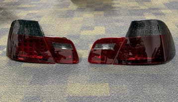 BMW E46 LED achterlichten rood/wit smoked – Coupé, Nieuw, BMW