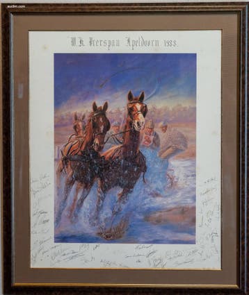 3 Ingelijste memorabilia-prenten en affiches..., Nieuw
