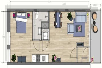 Studio Spoorlaan in Tilburg, Minder dan 20 m², Tilburg