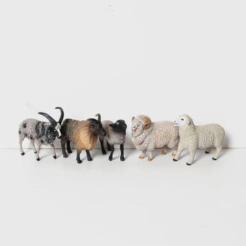 Realistische Boerderij- en Wilde Dierenfiguren: Schapen, Gei