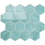 Zelfklevende Mozaïek Tegel - Afimera Baltic Blue Hexagon -, Ophalen of Verzenden, Nieuw