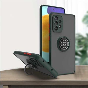 Samsung Galaxy A50 Hoesje met Ring Kickstand en Magneet -, Verzenden, Nieuw