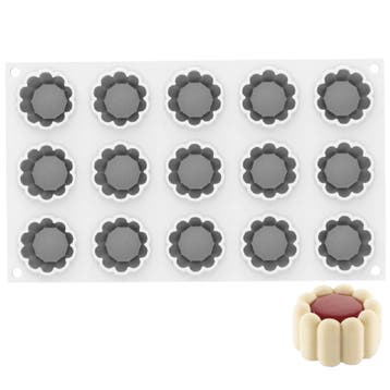 Silikomart Siliconen Bakvorm Charlotte (15) Ø4,5cm, Hobby en Vrije tijd, Taarten en Cupcakes maken, Verzenden, Nieuw