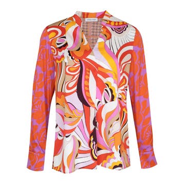 Louis and Mia • kleurrijke tuniek • 36, Kleding | Dames, Verzenden, Louis and Mia, Nieuw, Oranje