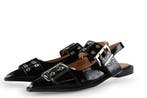 Nelson Slingbacks in maat 39 Zwart, Kleding | Dames, Schoenen, Verzenden, Zwart, Zo goed als nieuw, Nelson