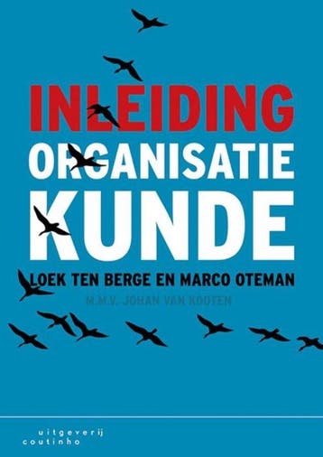 9789046905234 Inleiding organisatiekunde | Tweedehands, Verzenden, Zo goed als nieuw, Loek ten Berge