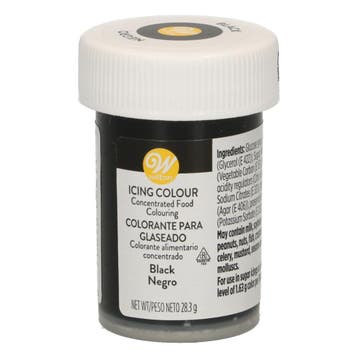 Wilton Kleurstof Gel Zwart 28g, Verzenden, Nieuw