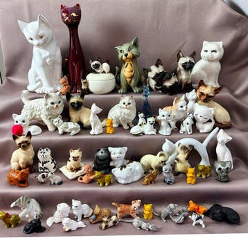 Div. fabr. - Beeldje - Kattenbeeldjes collectie (59) -