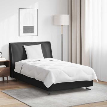 vidaXL Zomer Dekbed met kussen 2 st Wit Microvezel, Verzenden, Nieuw, Wit