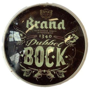 Occasion - Ronde taplens Brand Dubbel Bock bol 69 mmø, Ophalen of Verzenden