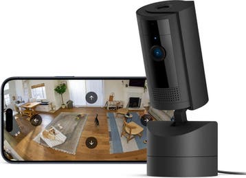 Ring Pan-Tilt Indoor Camera - Zwart - Draai- en kantelbaar, Ophalen of Verzenden, Zo goed als nieuw