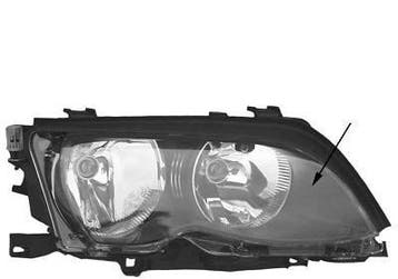 BMW E46 02-05 Sedan/Break Chrome Koplamp Rechts (Koplampen), Verzenden, Nieuw