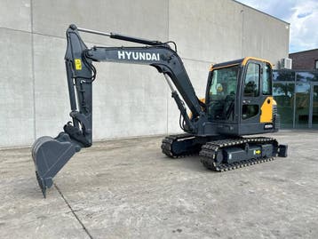 Veiling: Rupsgraafmachine Hyundai R60VS Diesel 2021, Ophalen, Graafmachine