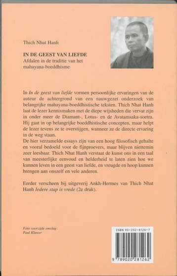 In de geest van liefde 9789020281262 Thich Nhat Hanh, Verzenden, Zo goed als nieuw, Thich Nhat Hanh