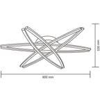 LED Plafondlamp - Plafondverlichting - Akalon - 35W -, Ophalen of Verzenden, Nieuw, Metaal
