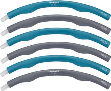 Avento Fitness Hoelahoop met 1.5 kg - Blauw/Grijs - Diameter, Ophalen of Verzenden, Zo goed als nieuw